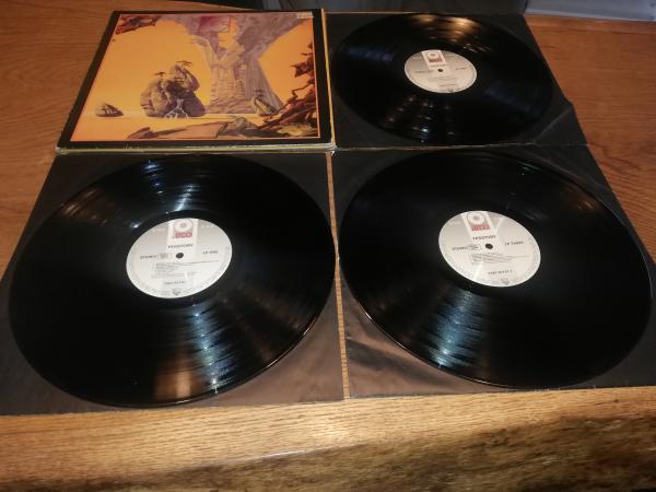 Yes- Yesstory 1991 Atco Atlantic 7567-91747-1 DG Dreifach LP Deutsche Pressung VG+/VG